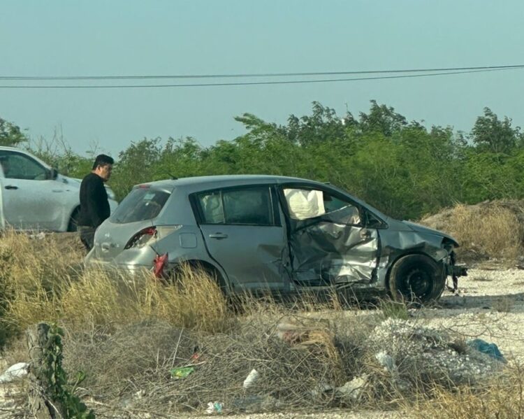 Choque deja a dos mujeres heridas