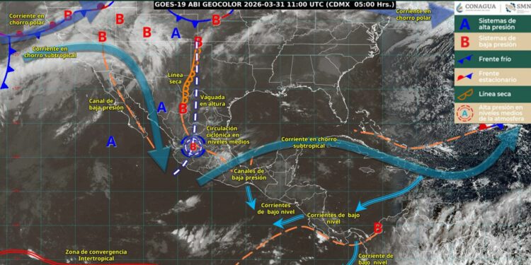 Lluvias fuertes y granizo amenazan hoy a Tamaulipas