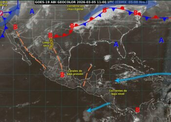 Línea seca provocará lluvias fuertes y rachas de hasta 80 km/h en Tamaulipas