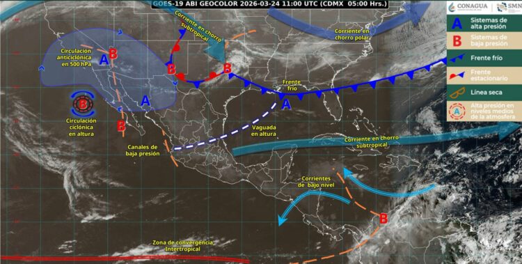 Tamaulipas espera lluvias aisladas y calor intenso hoy
