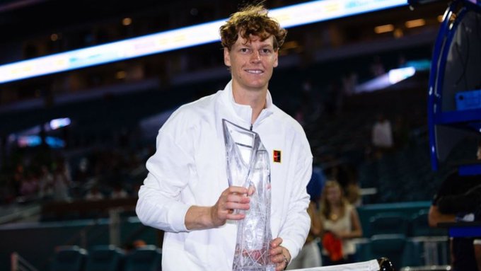 Sinner histórico en Miami: primer tenista en ganar el Doblete del Sol sin perder un set