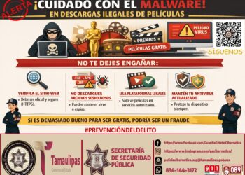 Evite hackeos: SSPT detecta sitios de cine falsos