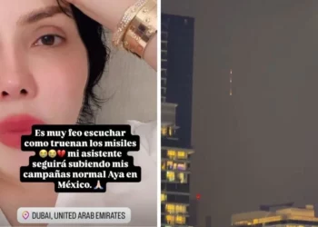 Influencer mexicana reporta explosión y cierre aéreo en Dubái por conflicto en Medio Oriente