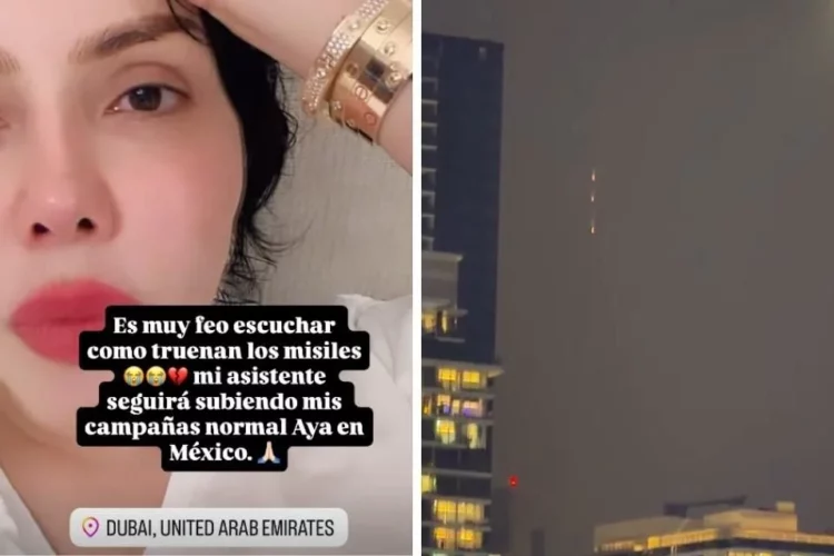 Influencer mexicana reporta explosión y cierre aéreo en Dubái por conflicto en Medio Oriente