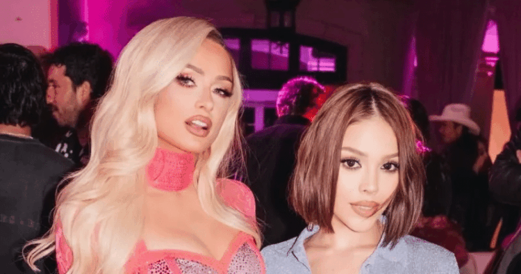 Danna asiste al exclusivo cumpleaños temático de Paris Hilton en Los Ángeles