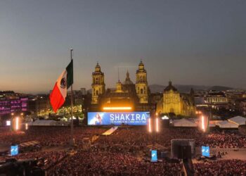 Shakira rompe récord histórico en el Zócalo con más de 400 mil asistentes