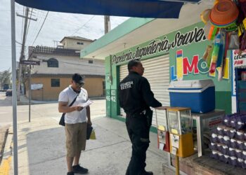 Refuerzan seguridad comercial con Guardia Estatal de Género