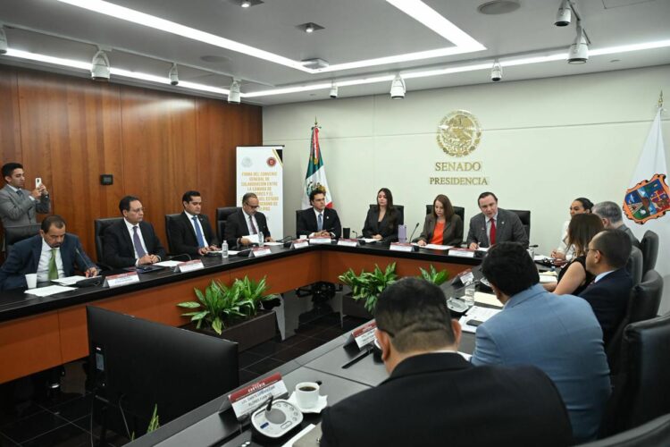 Fortalecen Senado y Congreso de Tamaulipas colaboración para mejorar labor legislativa