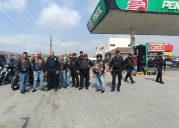 Centenar de bikers de Canadá y Estados Unidos cruzan Tamaulipas rumbo a El Salvador