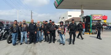 Centenar de bikers de Canadá y Estados Unidos cruzan Tamaulipas rumbo a El Salvador