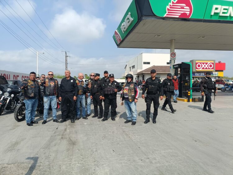 Centenar de bikers de Canadá y Estados Unidos cruzan Tamaulipas rumbo a El Salvador