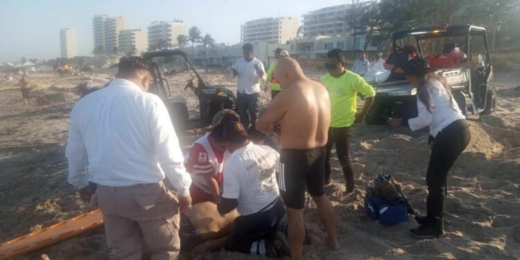 Muere turista de 44 años ahogado en una playa de Altamira, Tamaulipas