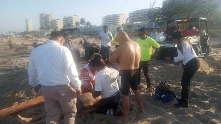 Muere turista de 44 años ahogado en una playa de Altamira, Tamaulipas