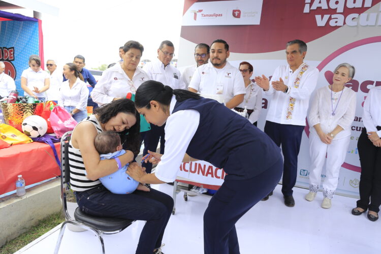 Aplicarán 48 mil dosis de vacunas en Tamaulipas en Semana Nacional de Prevención