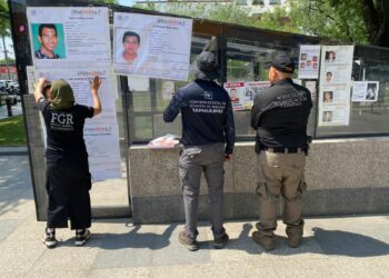 Fiscalía realiza diligencias en busca de personas desaparecidas en la entidad