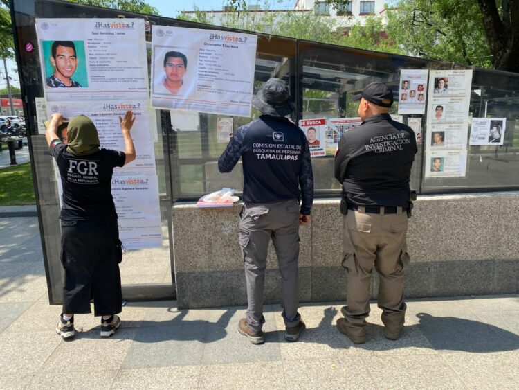 Fiscalía realiza diligencias en busca de personas desaparecidas en la entidad