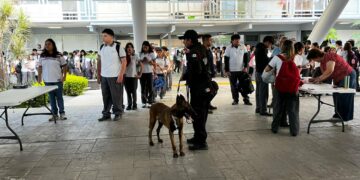 Operación mochila sorpresa en el CBTIS 24 de Cd. Victoria realiza Guardia Estatal de Tamaulipas