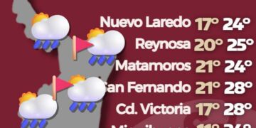Pronostican calor extremo y lluvias fuertes en Tamaulipas