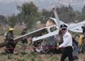 Mueren cuatro tras desplome de aeronave en Puebla