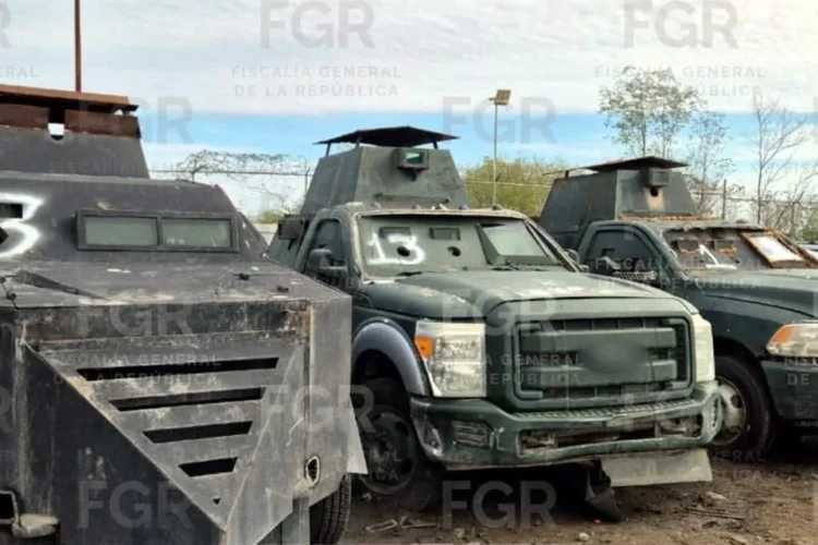FGR destruye 18 vehículos monstruo