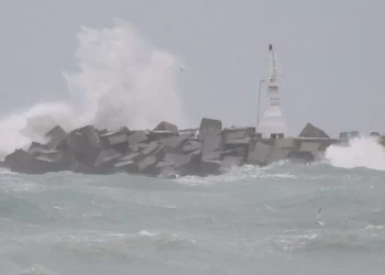Peligro en Miramar: grandes olas amenazan a turistas
