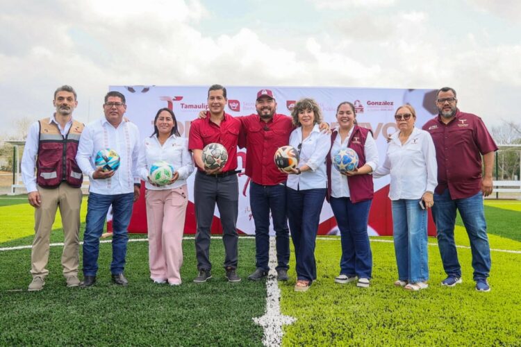 Inicia el Mundial Social en González con inversión estatal de 53 millones de pesos en canchas