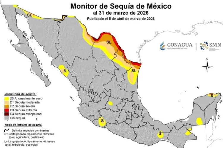 Sequía extrema golpea la cuenca del Río Bravo
