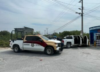 Aseguran camioneta con ponchallantas en Reynosa
