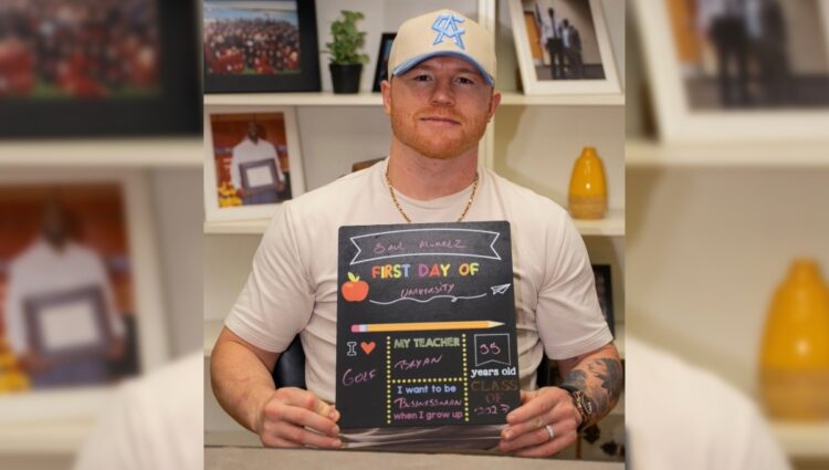 Saúl ‘Canelo’ Álvarez inicia estudios universitarios en la Universidad de San Diego