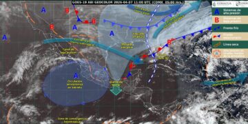 Pronostican chubascos para Tamaulipas por humedad