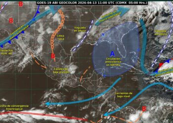Prevén chubascos y fuertes vientos hoy en Tamaulipas