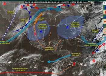 Prevén chubascos y fuertes vientos hoy en Tamaulipas