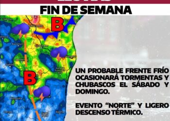 Monitorean frente frío con efectos en Tamaulipas
