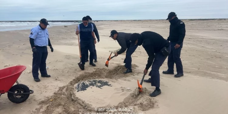 Contaminación por petróleo golpea costas de Tamaulipas