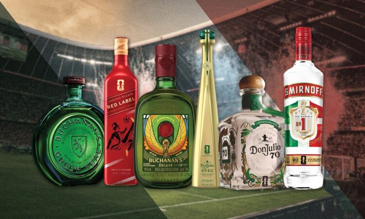 Diageo presenta la colección oficial de botellas de edición especial para el Mundial 2026