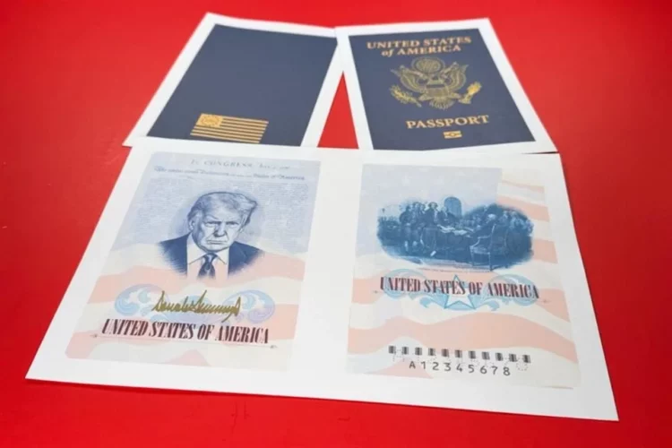 Lanzarán pasaportes conmemorativos con retrato de Trump