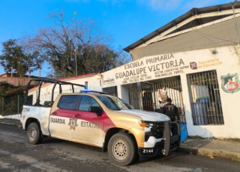 Refuerzan vigilancia en escuelas de Tamaulipas