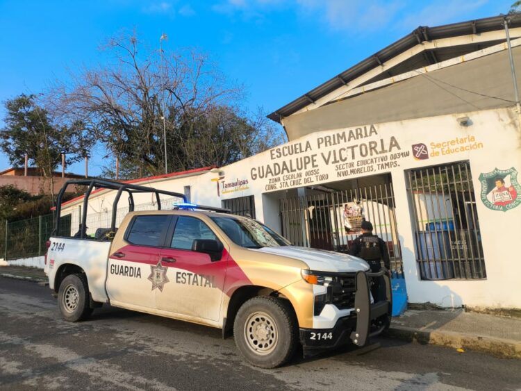 Refuerzan vigilancia en escuelas de Tamaulipas