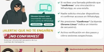Alerta en Tamaulipas por robos de cuentas WhatsApp