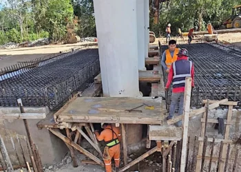 Exhiben hundimientos en pilotes de obra Tren Maya