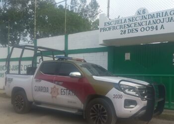 Operativo preventivo contra vandalismo escolar en Madero