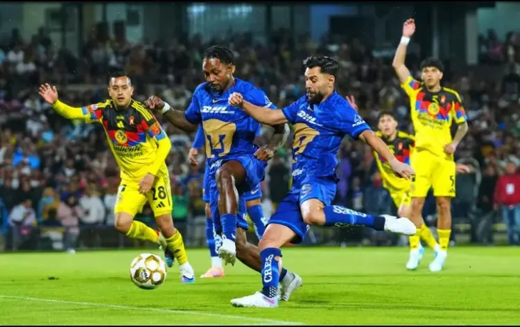 Feria de goles y drama en CU: Pumas y América empatan 3-3, pero avanza UNAM