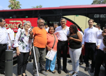 Arranca Américo Villarreal histórica modernización del transporte público en Cd. Victoria, Tamaulipas