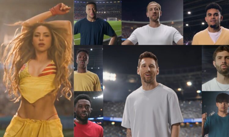Shakira une a Messi y Mbappé en el video de “Dai Dai” para el Mundial 2026