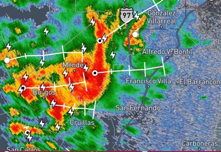 Alertan por tormentas en Valle de San Fernando