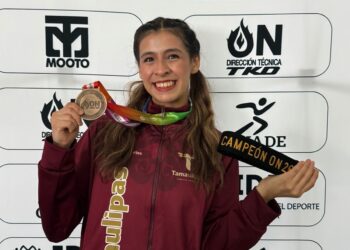 Victorenses Sofía Guevara y Santiago Hernández ganan oro en taekwondo en Olimpiada Nacional 2026