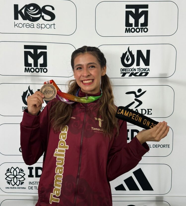 Victorenses Sofía Guevara y Santiago Hernández ganan oro en taekwondo en Olimpiada Nacional 2026