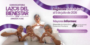 Convoca DIF Tamaulipas a organizaciones a presentar iniciativas para el programa Lazos del Bienestar