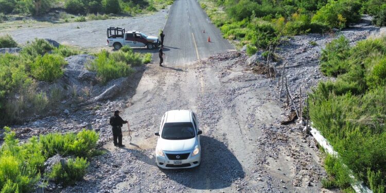 Lluvias provocan deslaves y riesgos carreteros en Tamaulipas