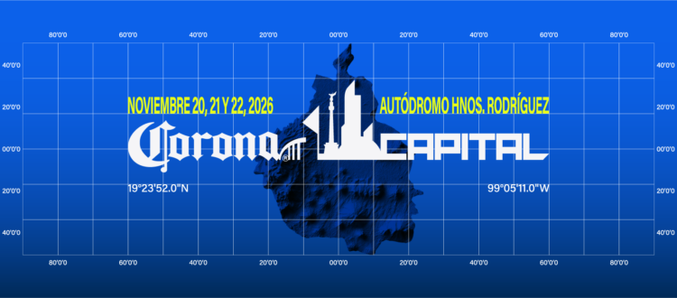 Cartel oficial del Corona Capital 2026: Gorillaz, The Strokes y preventa confirmada